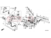 HONDA CBR500R ABS 2016 HANDLE PIPE / TOP BRIDGE