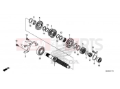 HONDA CBR500R ABS 2016 TRANSMISSION (MAINSHAFT)