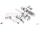 HONDA CBR500R ABS 2016 GEARSHIFT DRUM