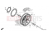 HONDA CBR500R ABS 2016 FRONT WHEEL