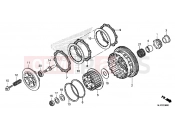 HONDA CBR600RR (CBR600RRG) 2016 E-8 CLUTCH