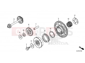 HONDA CBR600RR (CBR600RRG) 2016 E-10 STARTING CLUTCH