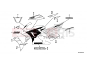 HONDA CBR600RR (CBR600RRG) 2016 F-51-3 MARK / STRIPE (4)