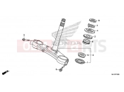 HONDA CBR600RR (CBR600RRG) 2016 F-10 STEERING STEM