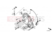 HONDA CBR600RR (CBR600RRG) 2016 E-6 RIGHT CRANKCASE COVER