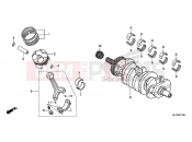 HONDA CBR600RR (CBR600RRG) 2016 E-17 CRANKSHAFT / PISTON