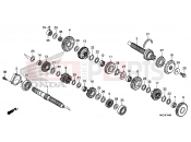 HONDA CBR600RR (CBR600RRG) 2016 E-18 TRANSMISSION