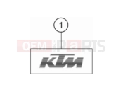 KTM 1290 Super Adventure S, silver (F9903S5) [EU] 2019 DECAL