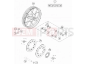 KTM 1290 Super Adventure S, silver (F9903S5) [EU] 2019 FRONT WHEEL