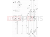 KTM 690 SMC R (F9775S9) [US] 2019 FRONT FORK DISASSEMBLED