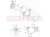 KTM 300 XC (F6475S5) [US] 2019 CLUTCH COVER