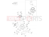 KTM 250 XC-W TPI (F7375S4) [US] 2019 CYLINDER, CYLINDER HEAD