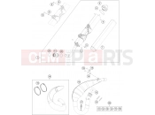 KTM 300 EXC Six Days TPI (F7403S2) [EU] 2019 EXHAUST SYSTEM