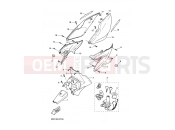 YAMAHA Aerox 50 YQ 50 YQ50 AEROX (5SB1) 2003 SIDE COVER