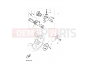 YAMAHA Aerox 50 YQ 50 YQ50 AEROX (5SB1) 2003 FRONT BRAKE CALIPER