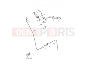 YAMAHA Aerox 50 YQ 50 YQ50 AEROX (5SB1) 2003 STEERING HANDLE & CABLE
