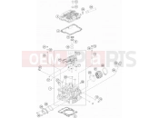 KTM 250 EXC-F (F8175R9) [US] 2018 CYLINDER HEAD