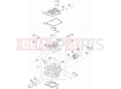 KTM 250 EXC-F (F8160R9) [AU] 2018 CYLINDER HEAD