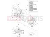 KTM 350 EXC-F CKD (F8240R9) [BR] 2018 ENGINE CASE