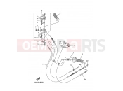 YAMAHA YFM 400 Kodiak YFM400AN YFM400AR KODIAK 2WD 5VH3 2003 STEERING HANDLE & CABLE