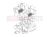 YAMAHA YFM 400 Kodiak YFM400AN YFM400AR KODIAK 2WD 5VH3 2003 STAND & FOOTREST