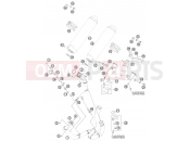 KTM 990 SUPERM. T WHITE  ABS (9875L0) [US] 2012 EXHAUST SYSTEM
