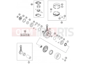KTM 350 XC-F (8275L0) [US] 2012 CRANKSHAFT, PISTON