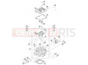 KTM 350 XC-F (8275L0) [US] 2012 CYLINDER HEAD