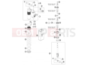 KTM Freeride 350 (8203L4) [EU] 2012 SHOCK ABSORBER DISASSEMBLED