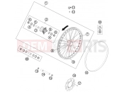 KTM Freeride 350 (8203L4) [EU] 2012 FRONT WHEEL