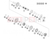 KTM Freeride 350 (8203L4) [EU] 2012 TRANSMISSION II - COUNTERSHAFT