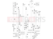 KTM 450 EXC       SIX DAYS (8403L2) [EU] 2012 FRONT FORK DISASSEMBLED