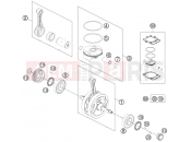 KTM 450 EXC       SIX DAYS (8403L2) [EU] 2012 CRANKSHAFT, PISTON