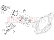 KTM 450 EXC       SIX DAYS (8403L2) [EU] 2012 WATER PUMP