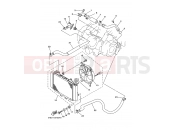 YAMAHA YFM 400 Kodiak YFM400AN YFM4AR KODIAK 2WD 5VH2 2003 RADIATOR & HOSE