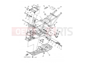 YAMAHA YFM 400 Kodiak YFM400AN YFM4AR KODIAK 2WD 5VH2 2003 FRAME