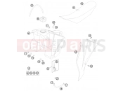 KTM 85 SX         17/14 (6001L8) [EU] 2012 TANK, SEAT