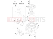 KTM 85 SX         17/14 (6001L8) [EU] 2012 CYLINDER