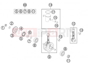 KTM 50 SX MINI (6001L5) [EU] 2012 CRANKSHAFT, PISTON