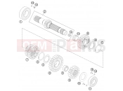 KTM 690 ENDURO R (9775K8) [US] 2011 TRANSMISSION I - MAIN SHAFT