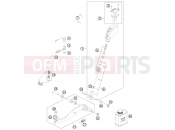 KTM 990 SUPERM. T  orange ABS (9803K2) [EU] 2011 REAR BRAKE CONTROL