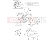 KTM 990 SUPERMOTO  R (9875K1) [US] 2011 CLUTCH COVER