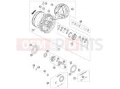 KTM 690 SMC (9703K9) [EU] 2011 REAR WHEEL