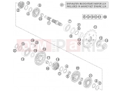 KTM 690 SMC (9703K9) [EU] 2011 TRANSMISSION II - COUNTERSHAFT