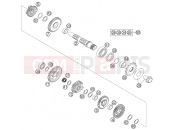 KTM 250 XCF-W  SIX DAYS (8175K9) [US] 2011 TRANSMISSION II - COUNTERSHAFT