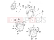 KTM 65 SX (6001K6) [EU] 2011 CLUTCH COVER