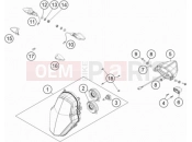 KTM 1190 ADVENTURE R  ABS (F9975O6) [US] 2015 LIGHTING SYSTEM