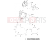 KTM 1190 ADVENTURE ABS GREY (F9986O4) [JP] 2015 CLUTCH COVER