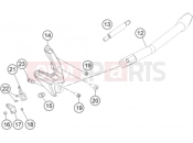 KTM 1190 ADV. ABS GREY WES. (F9923O7) [FR] 2015 SIDE / CENTER STAND