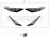 KTM 1050 ADVENTURE ABS (F9960OC) [AU] 2015 DECAL